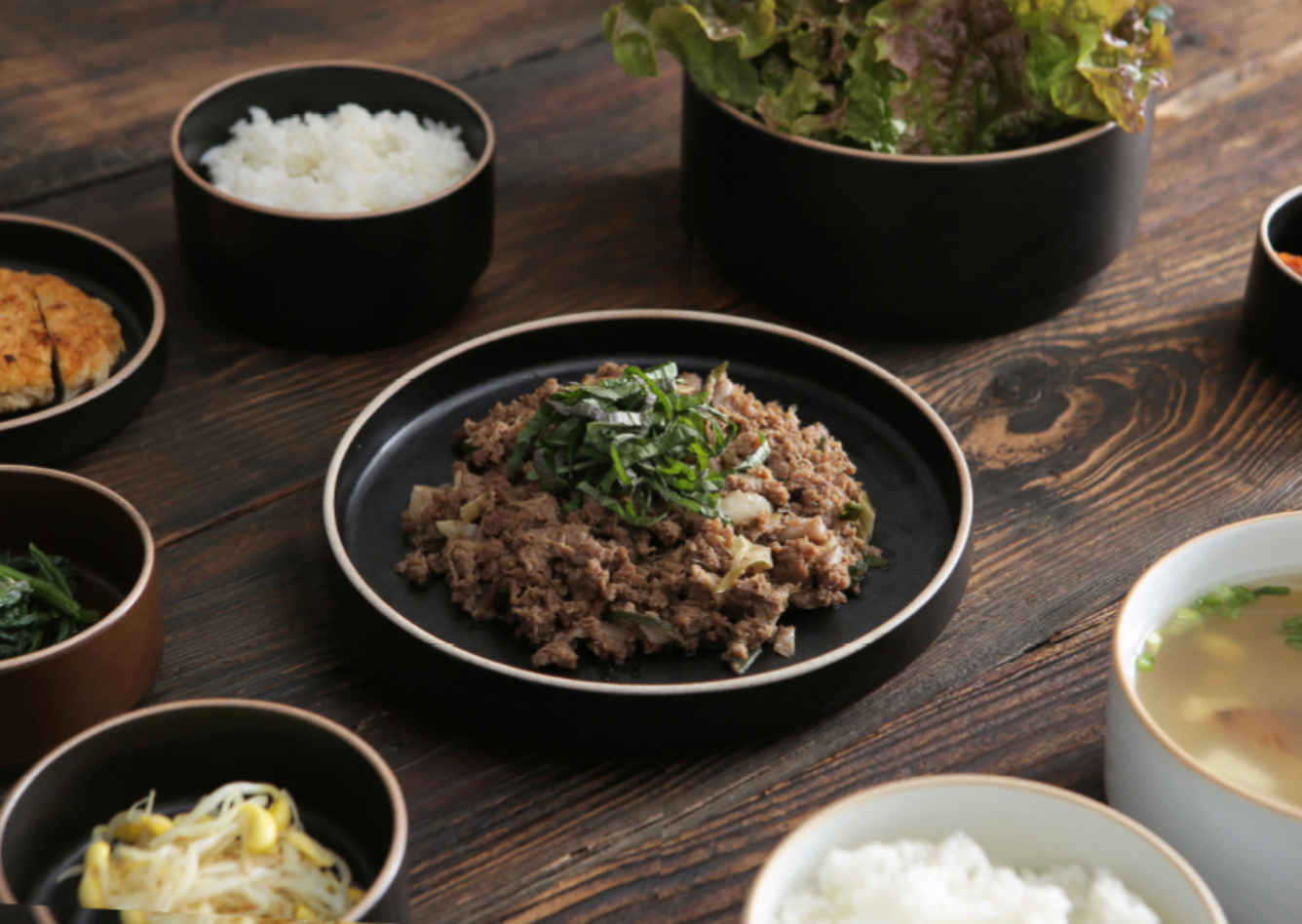 옳음 한식기 8"원형접시 스페인 하숙, 윤스테이, 신혼부부 식기